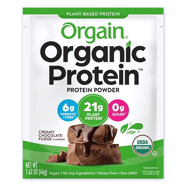 A clean, informative 1:1 static ad creative highlighting key product nutritional benefits through clear visual icons and appetizing imagery.